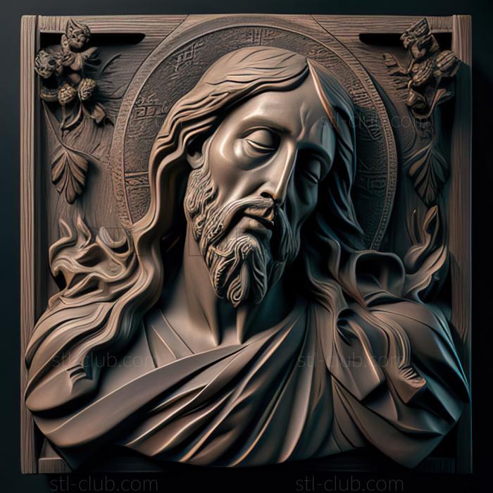 3D model st jesus (STL)